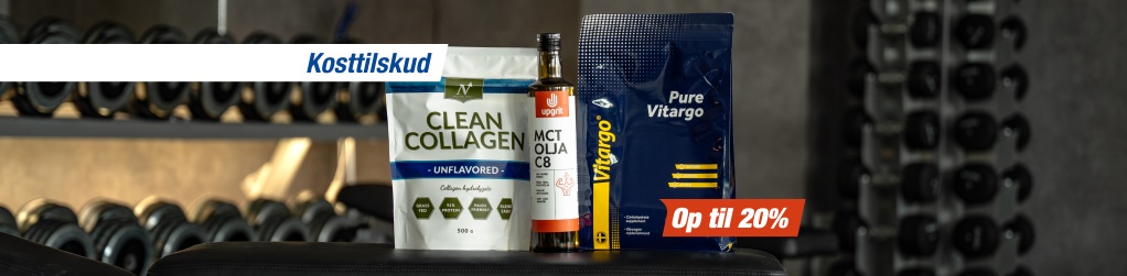 Kosttilskud - Op til 20%